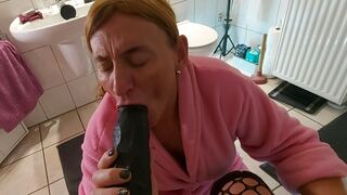 Horny housewife fucked before spa day