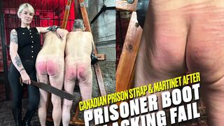 Canadian Prison Strap & Martinet After Boot Polishing Fail