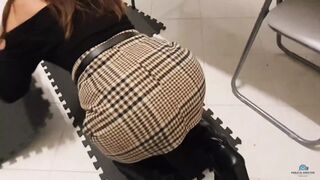 Anal sex with stockings